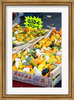 Pumpkins For Sale at Market Stall Fine Art Print