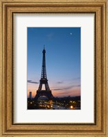 Eiffel Tower and Trocadero Square, Paris, France Fine Art Print