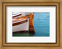 Traditional Boat with Wooden Rudder Fine Art Print