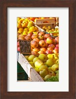 Market Stalls with Produce, Sanary, France Fine Art Print