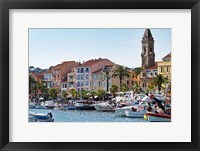 View of Harbour with Fishing and Leisure Boats Fine Art Print