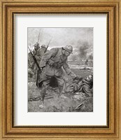 World War I, Battle of Champagne, France Fine Art Print