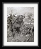 World War I, Battle of Champagne, France Fine Art Print