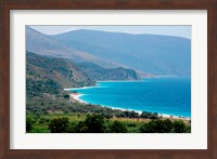 Ionian Sea and Borsh Beach Fine Art Print
