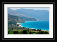 Ionian Sea and Borsh Beach Fine Art Print