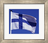Finnish Flag, Finland Fine Art Print
