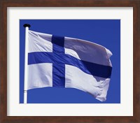 Finnish Flag, Finland Fine Art Print