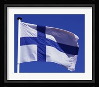Finnish Flag, Finland Fine Art Print