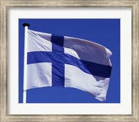 Finnish Flag, Finland Fine Art Print