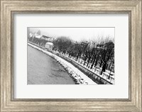 River Salzach in Winter Fine Art Print