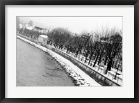 River Salzach in Winter Fine Art Print