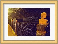 Sculptured Heads in Cellar, Thummerer Winery Fine Art Print