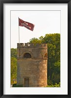Tower in Vineyard at Chateau Cos d'Estournel, France Fine Art Print