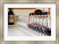 Wine Glasses Ready for Tasting Fine Art Print
