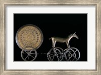 Solar Disk with Chariot and Horse Replica Fine Art Print
