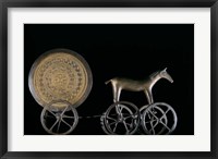 Solar Disk with Chariot and Horse Replica Fine Art Print