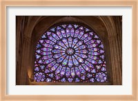 Interior of Notre Dame Cathedral, Paris, France Fine Art Print