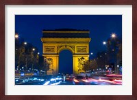 Military Ceremony at the Arc de Triomphe Fine Art Print