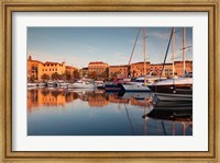 Corsica, France Marina at Sunset Fine Art Print