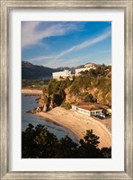 Beach and Hotels at Sunset Fine Art Print