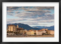 Seaside City View of Corsica Fine Art Print