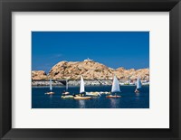 Sailboats in Corsica, France Fine Art Print