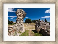 Greek and Roman Ruins, Aleria Fine Art Print