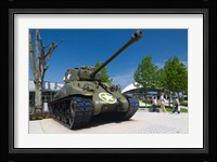 US Sherman tank, Airborne Museum Fine Art Print