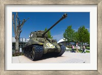 US Sherman tank, Airborne Museum Fine Art Print