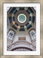 Palais des Beaux-Arts ceiling detail, Lille, French Flanders, France Fine Art Print