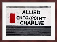 Checkpoint Charlie of the Berlin Wall Fine Art Print