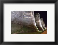 Chateau d'Angers Castle at Night Fine Art Print