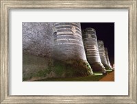 Chateau d'Angers Castle at Night Fine Art Print