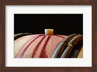 Red Wine in Oak Barrel at Lucien Muzard Fine Art Print