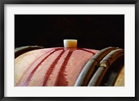 Red Wine in Oak Barrel at Lucien Muzard Fine Art Print