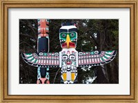 British Columbia First Nation Totems Fine Art Print