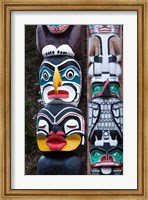 First Nation Totems Fine Art Print