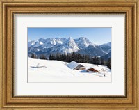 Mieminger Mountains in Winter Fine Art Print