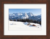 Mieminger Mountains in Winter Fine Art Print