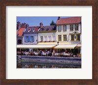 Amiens Built on Waterways and Canals, France Fine Art Print