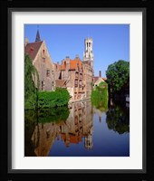 The Belfry and Rosary Quay, Belgium Fine Art Print