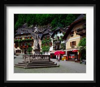 Village of Hallstatt, Salzkammergut, Austria Fine Art Print