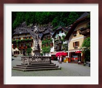 Village of Hallstatt, Salzkammergut, Austria Fine Art Print