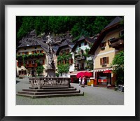 Village of Hallstatt, Salzkammergut, Austria Fine Art Print