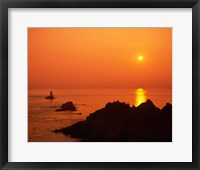 Pointe du Raz at Sunset, Brittany, France Fine Art Print