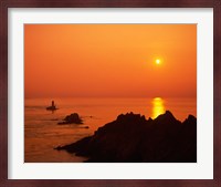 Pointe du Raz at Sunset, Brittany, France Fine Art Print