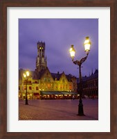 Burg Square, Bruges, Belgium Fine Art Print