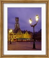 Burg Square, Bruges, Belgium Fine Art Print