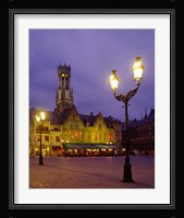 Burg Square, Bruges, Belgium Fine Art Print