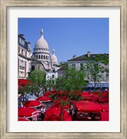 Place Du Tertre, Montmartre, Paris, France Fine Art Print